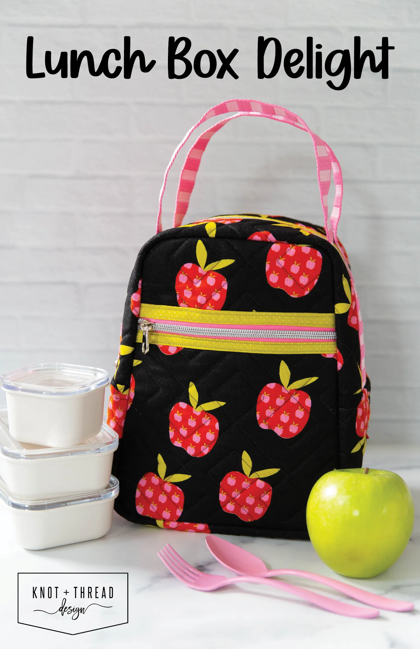 Lunch Box Delight Paper Pattern by Knot & Thread
