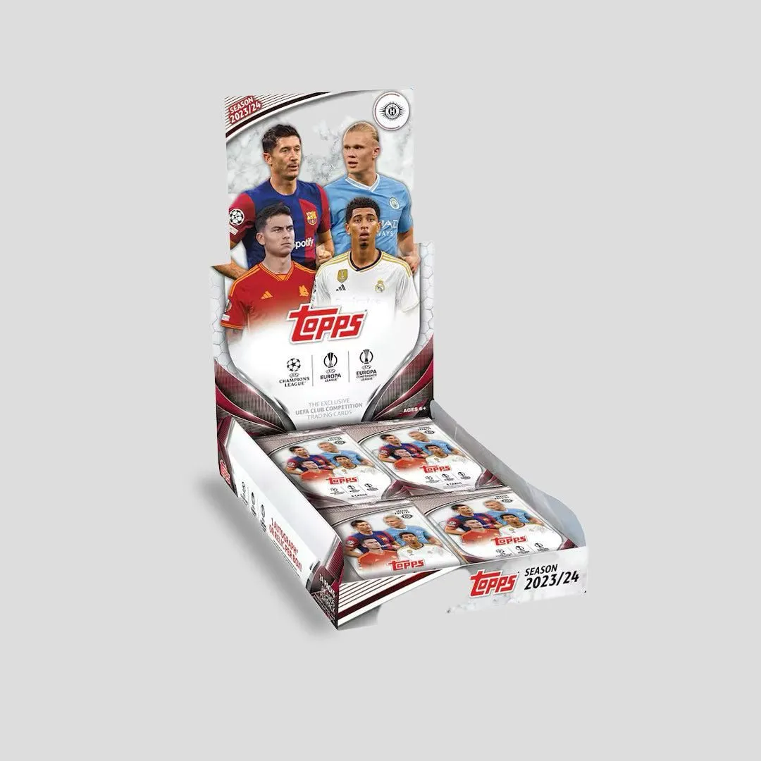 2023-24 Topps Soccer UEFA Club Competitions Flagship Hobby Box