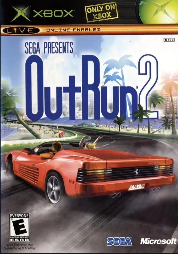 OutRun 2 (Microsoft Xbox, 2004) CIB Case & Artwork Worn - Disc Very Good Tested