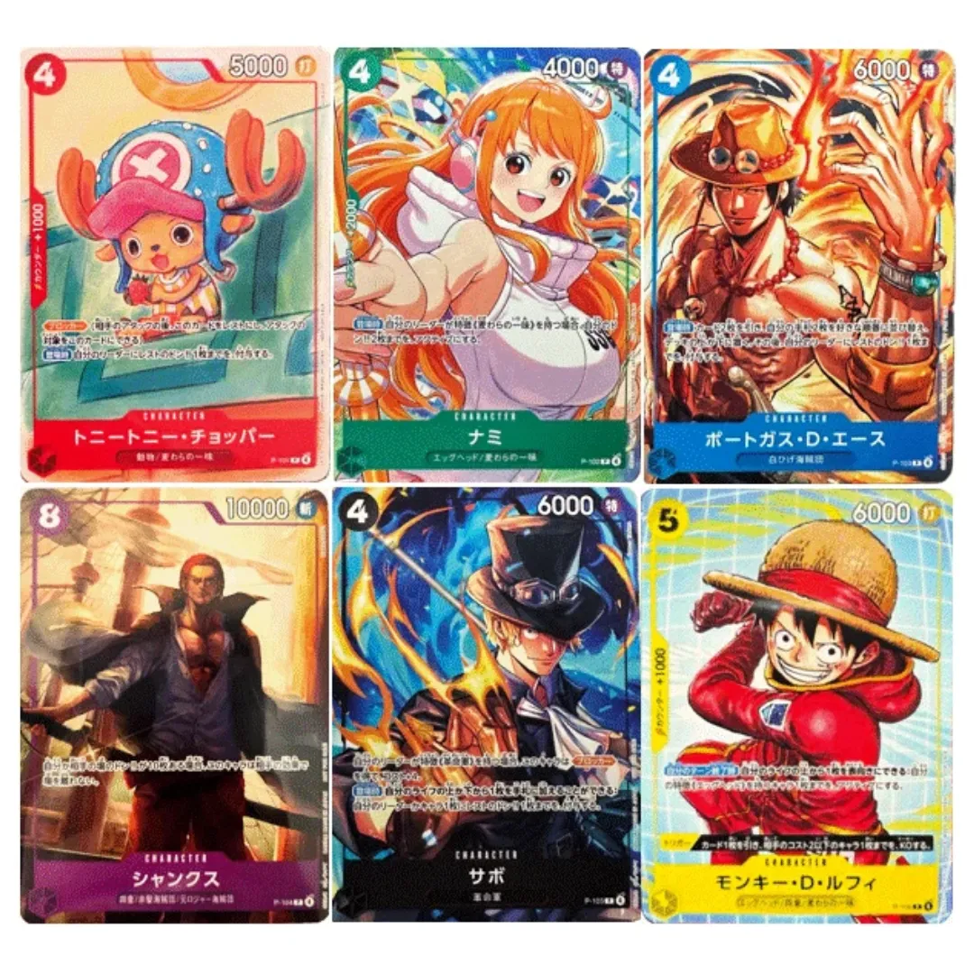 One Piece Card Game: McDonald’s Japan 2025 Complete Promo Set (Japanese) – 6 Cards