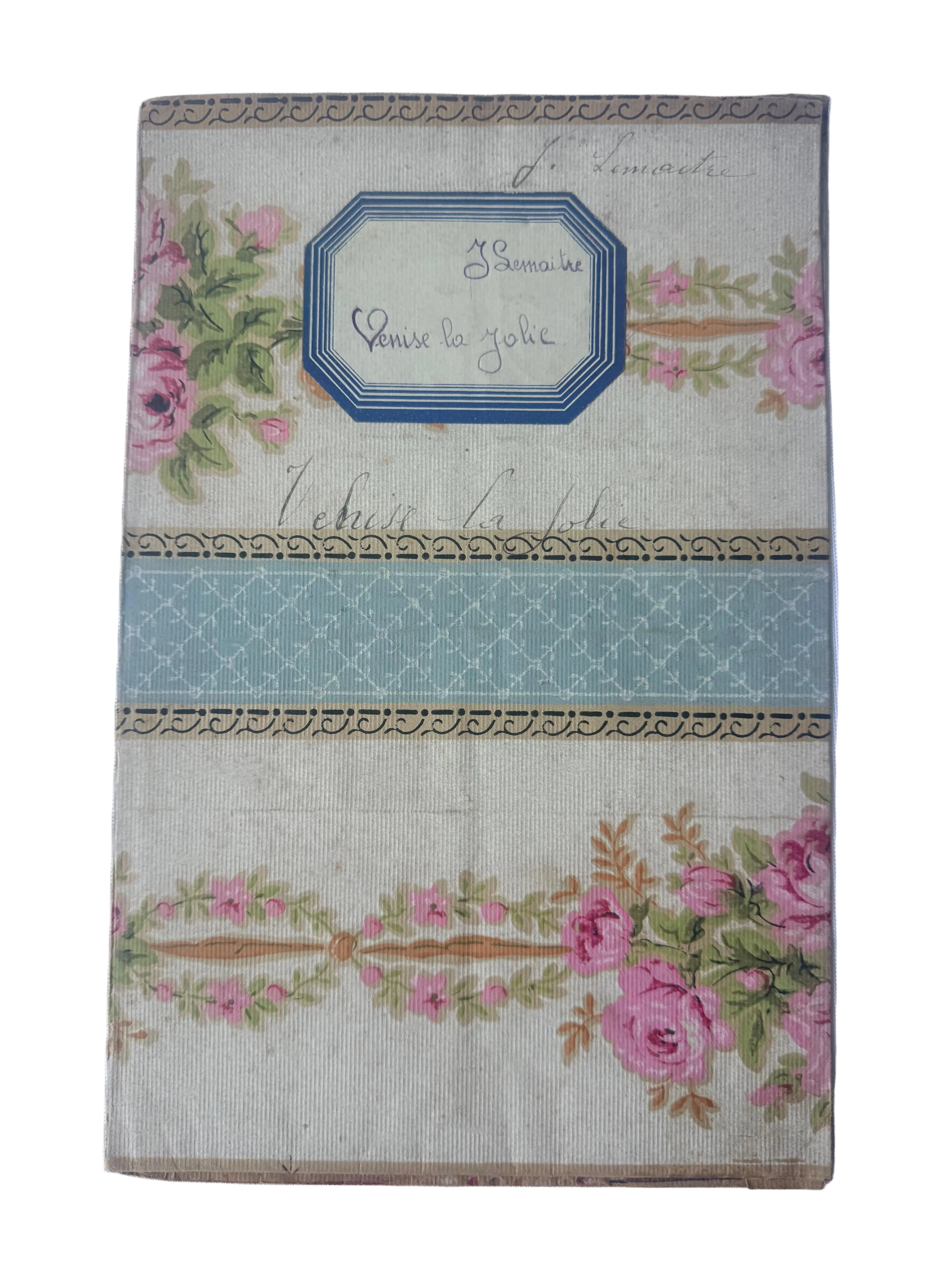 Vintage Floral French Canadian Sheet Music Ephemera