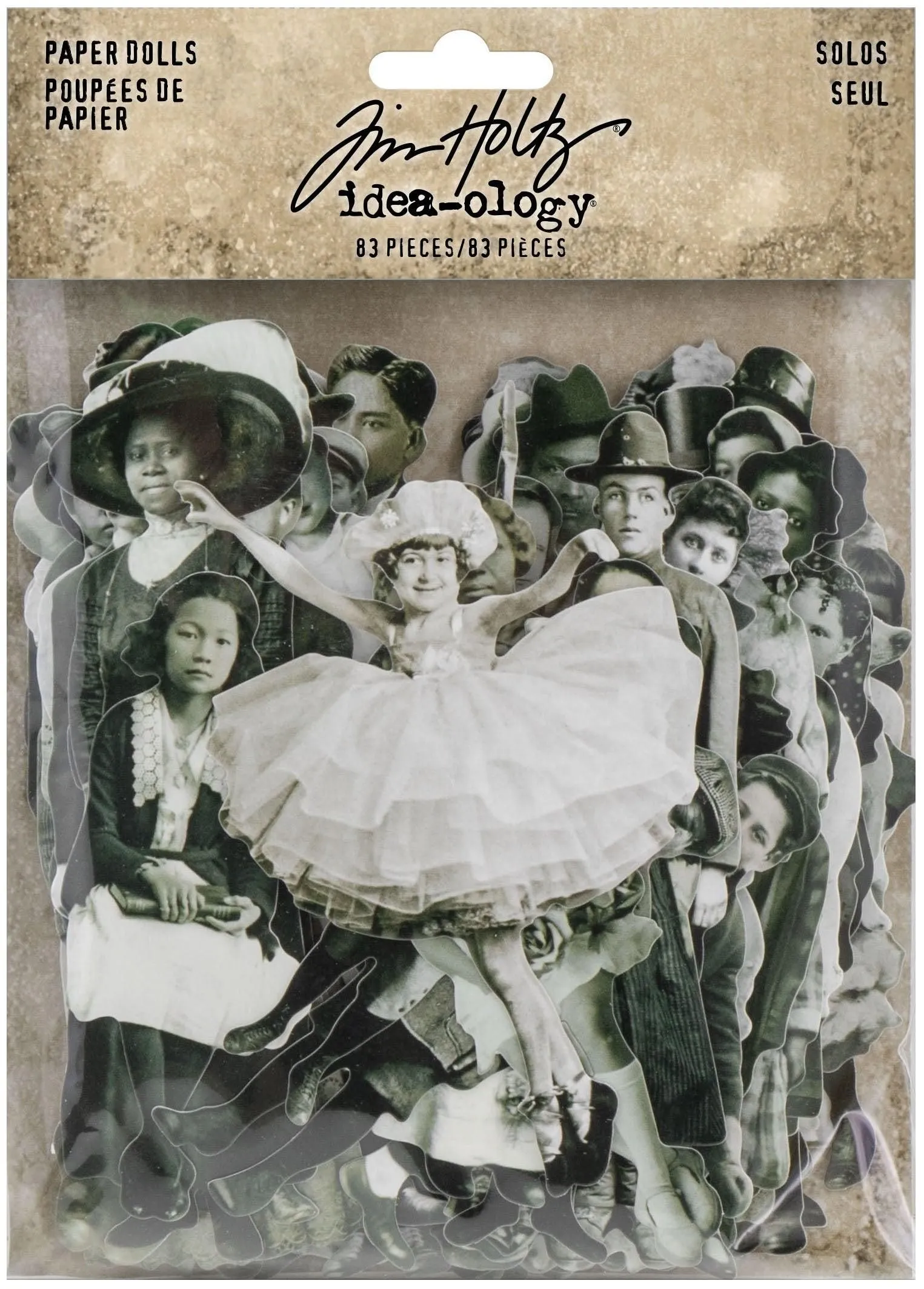 Tim Holtz Idea-Ology Paper Dolls Die-Cuts Solos