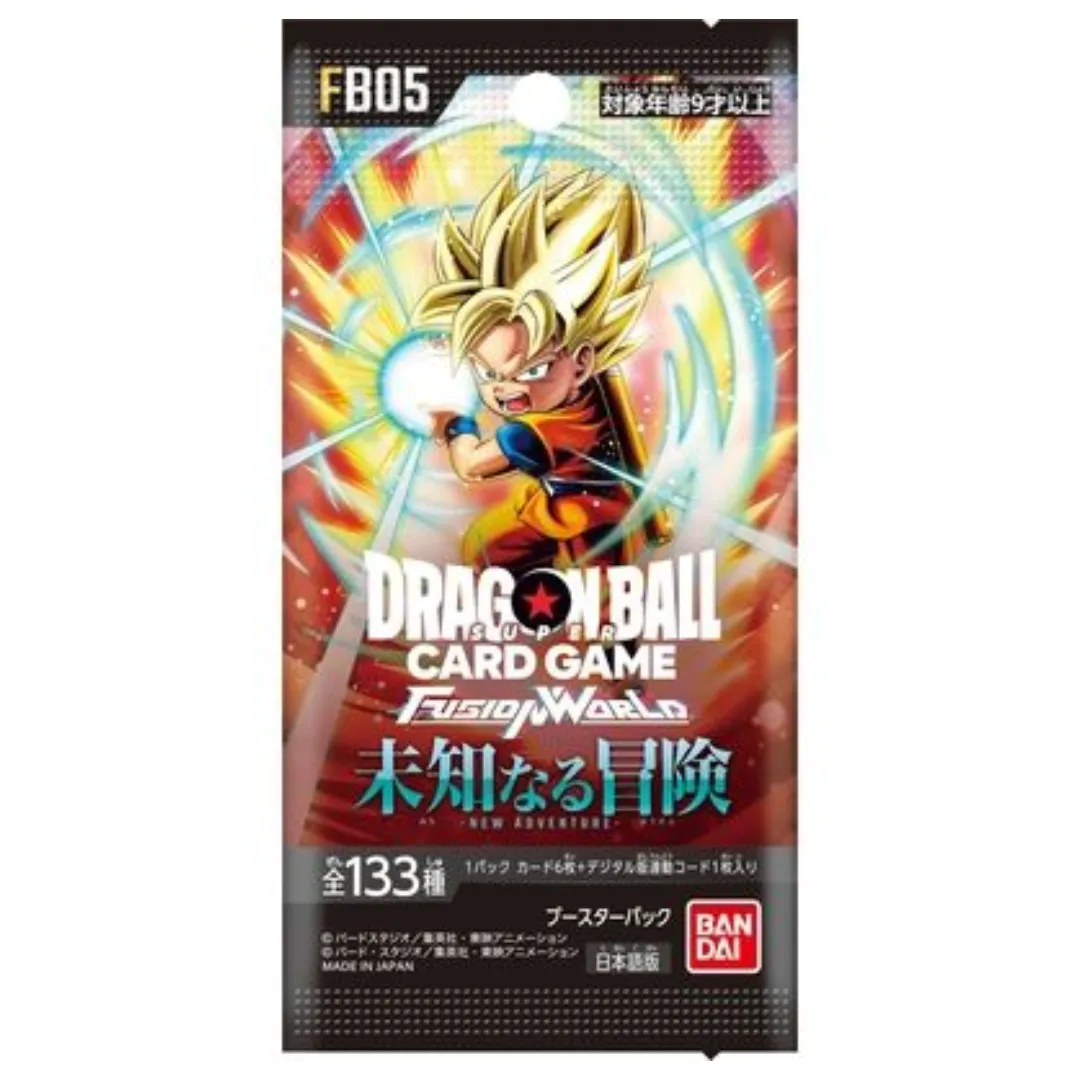 Dragon Ball Super Card Game Fusion World: New Adventure FB05 Booster Pack (Japanese)