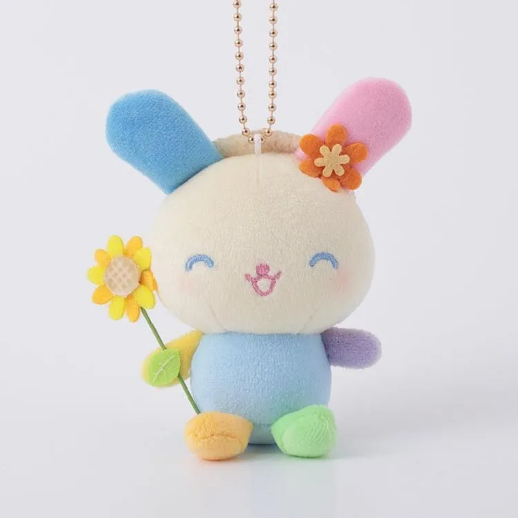 [USAHANA] "Sanrio Pokapoka Sunflower" Plush Keychain
