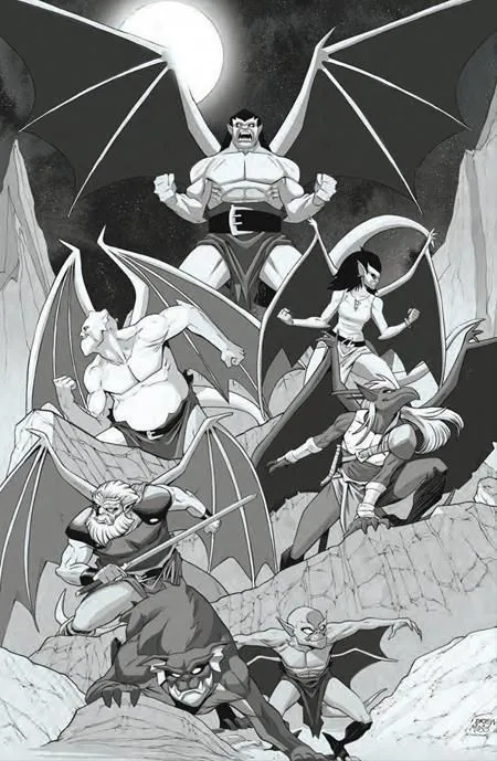 GARGOYLES (2026) #1 CVR N INCV 1:7 DREW MOSS LINE ART VIRGIN (Limit 1 Per Customer) (rel:08/12)