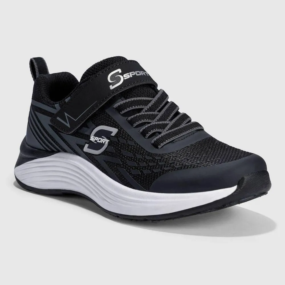 New without Tags - S Sport By Skechers Kids' Spencer Sneakers - Black 3