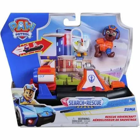PAW Patrol Search and Rescue With Zuma Rescue Hovercraft