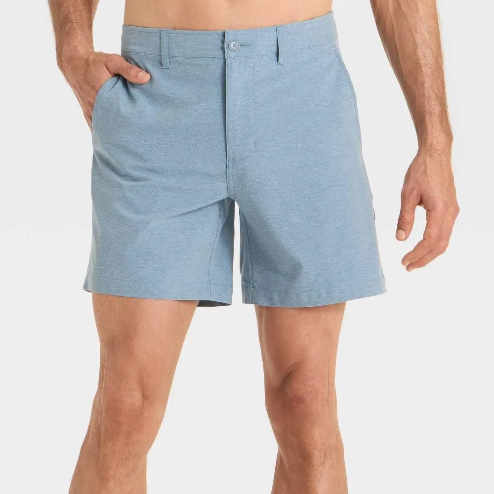 New without Tags - Men's 7'' Hybrid Swim Shorts - Goodfellow & Co Blue 33