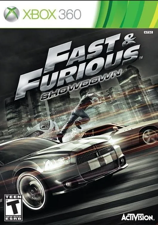 Fast & Furious: Showdown (Xbox 360, 2013) Game Disc Very Good