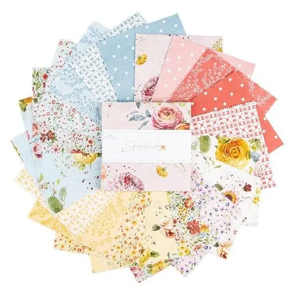 Sketchbook 5in Charm by Lisa Audit for Riley Blake
