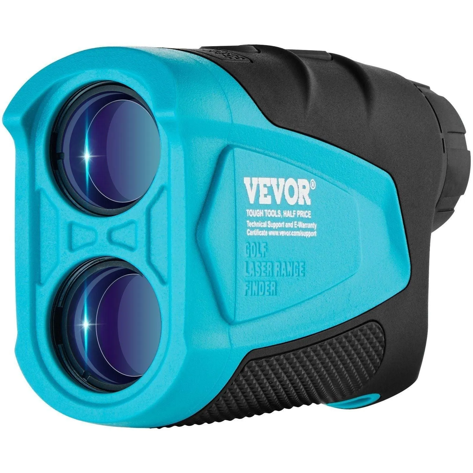 Golf Rangefinder, 900 Yards Laser Golfing Hunting Range Finder, 6X Magnification Distance Measuring, Golfing Accessory with External Magnet Mount, High-Precision Flag Lock, Slope, and Batteries