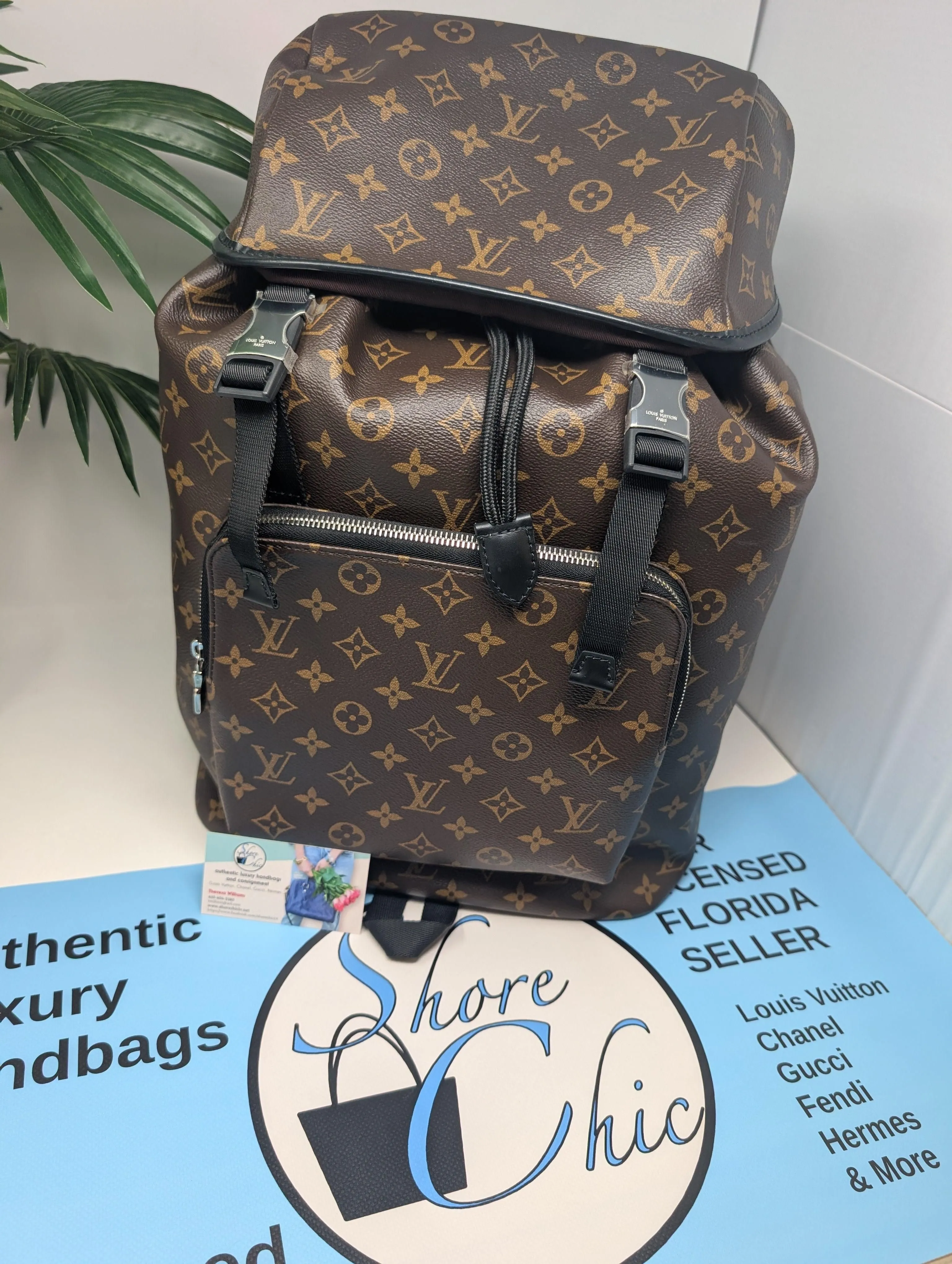 LOUIS VUITTON MONOGRAM ZACK BACKPACK, LIKE NEW