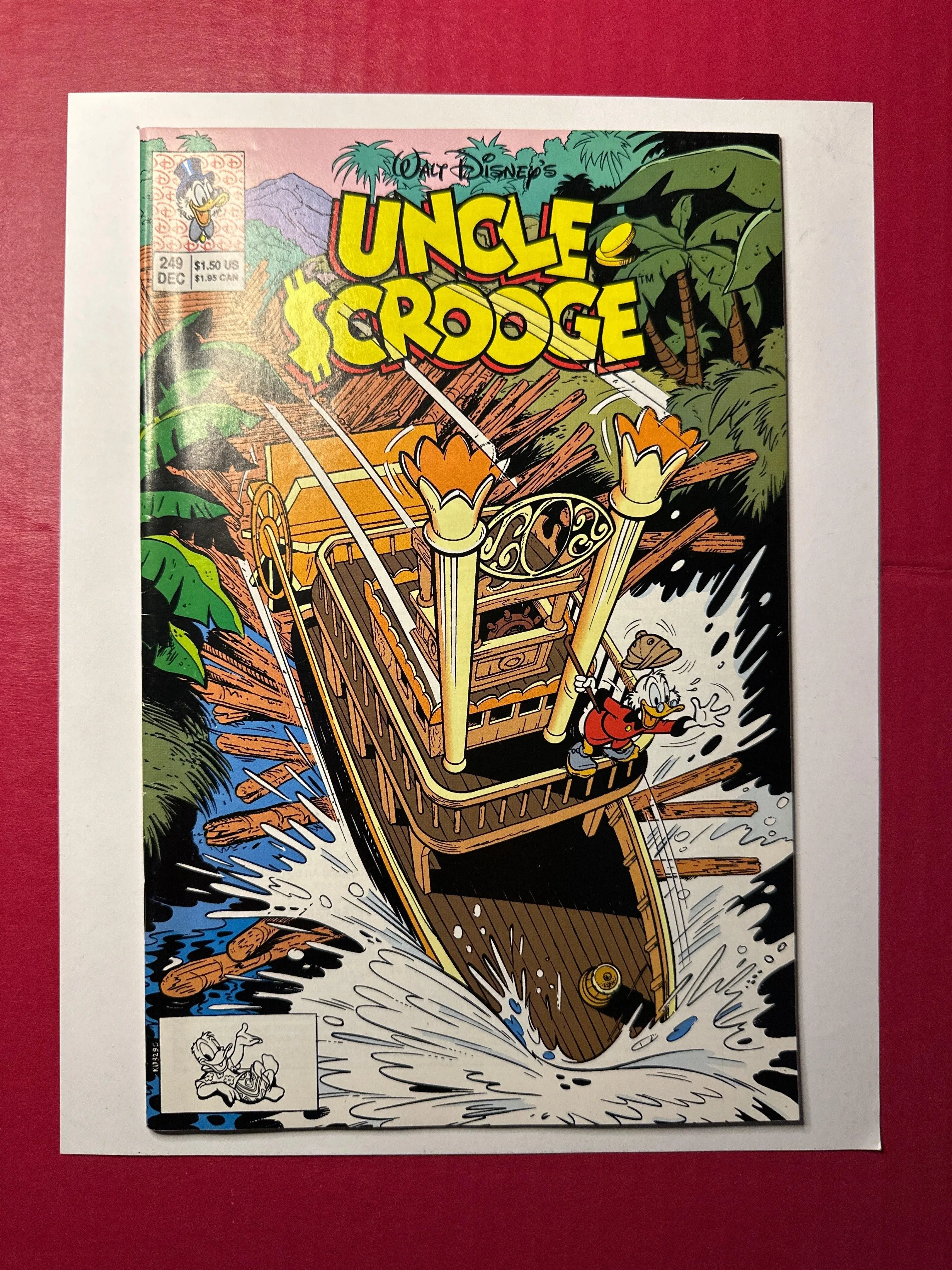 Walt Disney's Uncle Scrooge #249 (Western Publishing Co. 1990) Direct Edition