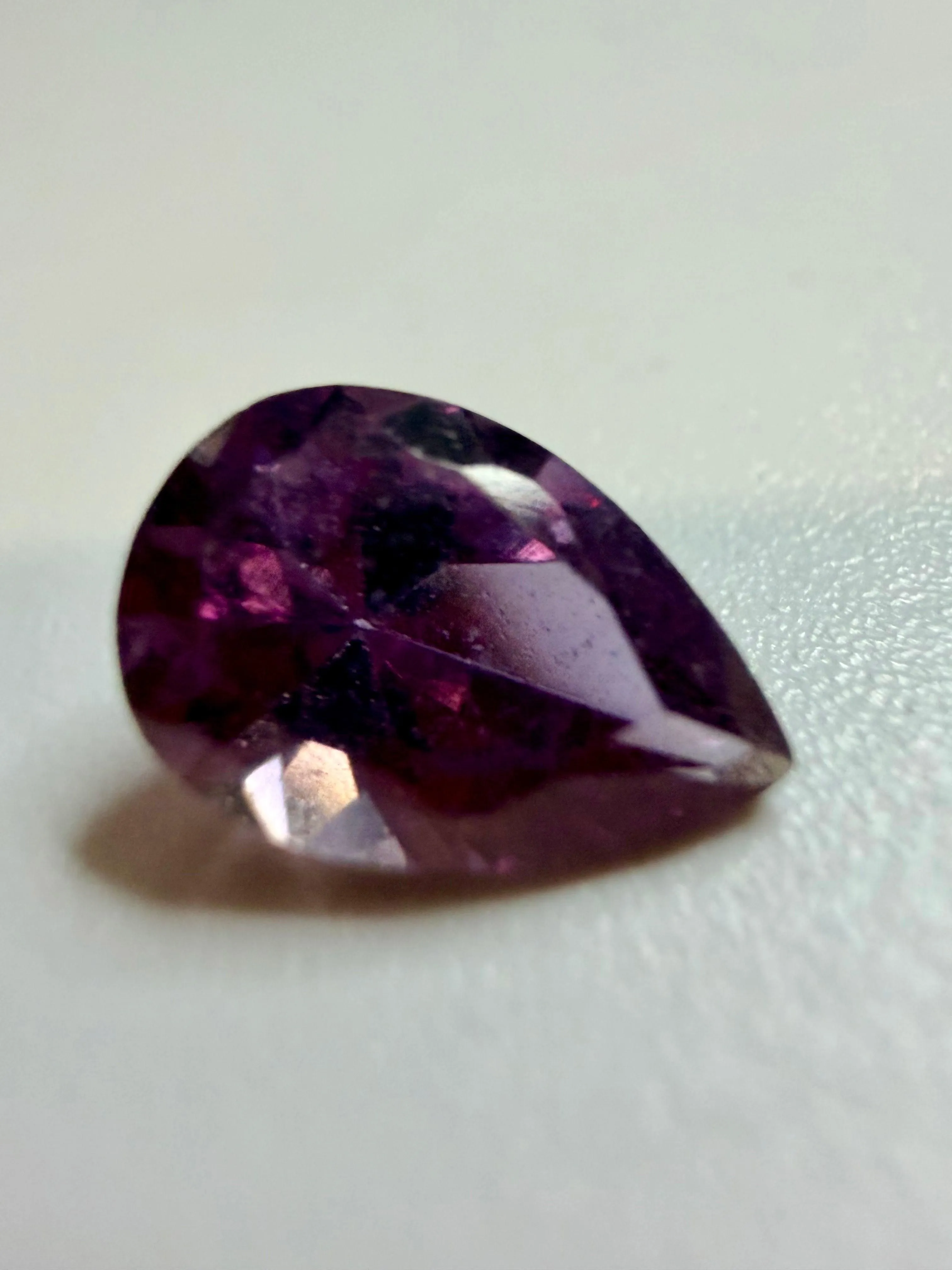 Synthetic Corundum Alexandrite Pear Cut 9MM×6MM