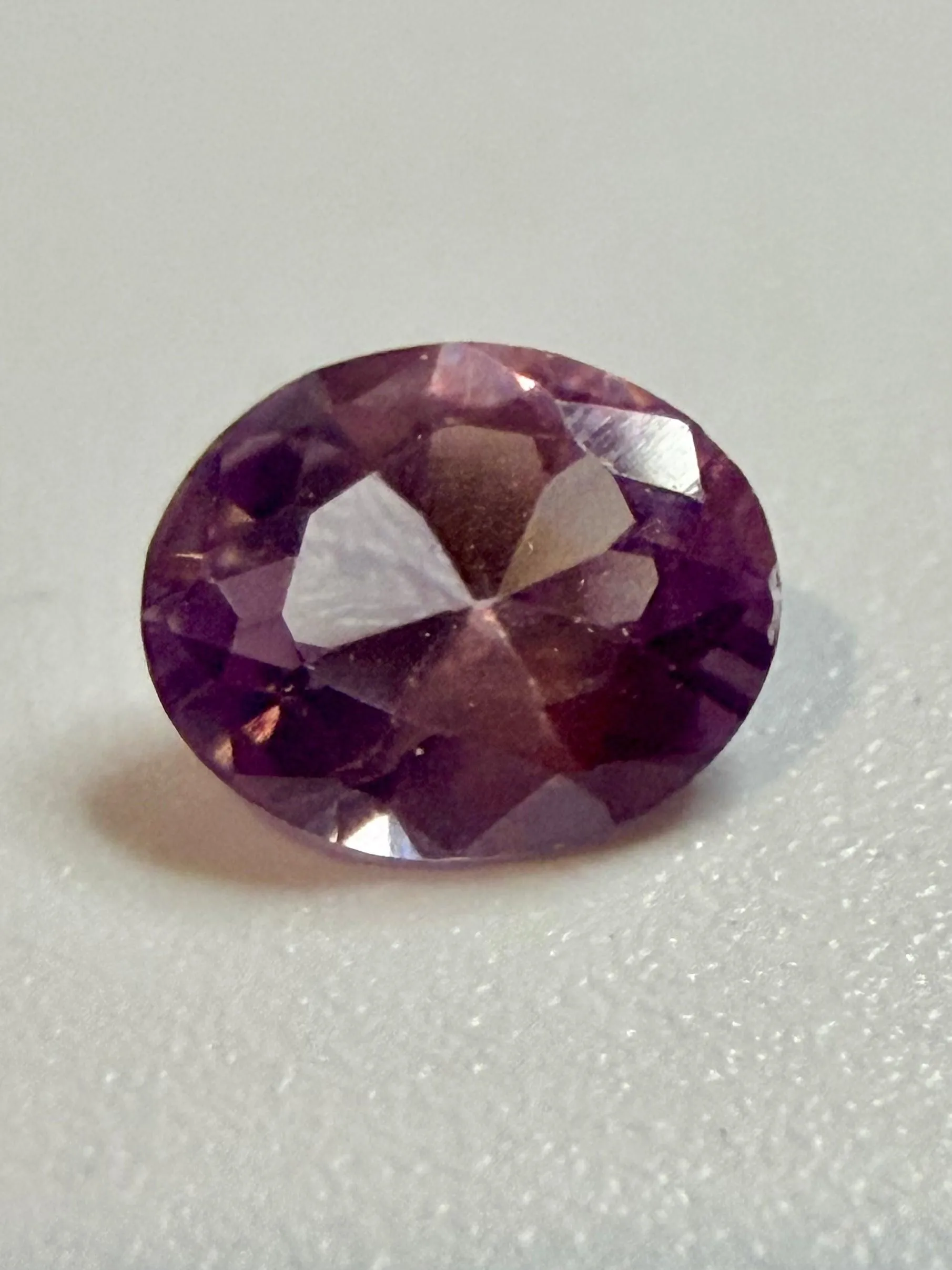 Synthetic Corundum Alexandrite Oval Cut 6MM×5MM