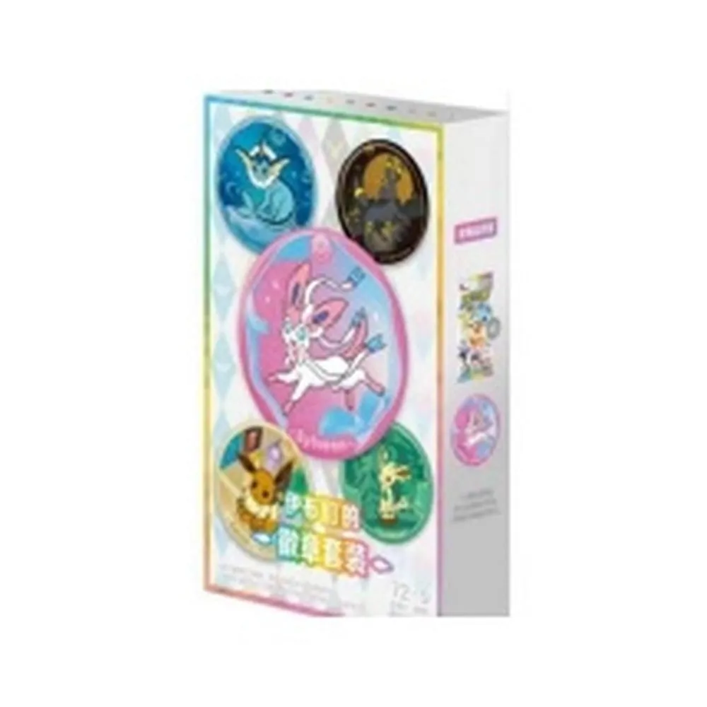 Pokémon TCG Eevee Evolutions Mystery Badge Set – Simplified Chinese