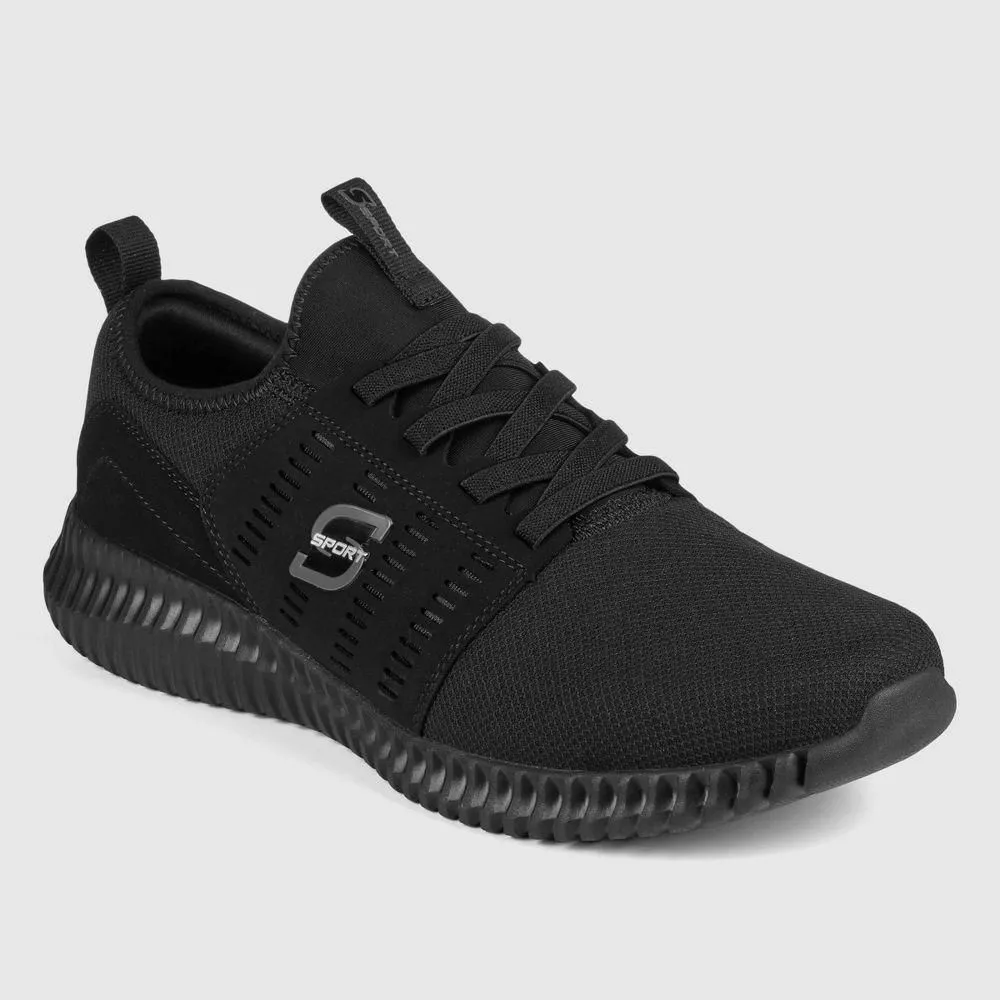 New without Tags - S Sport By Skechers Men's Brennen 2.0 Sneakers - Black 11.5: Slip-On