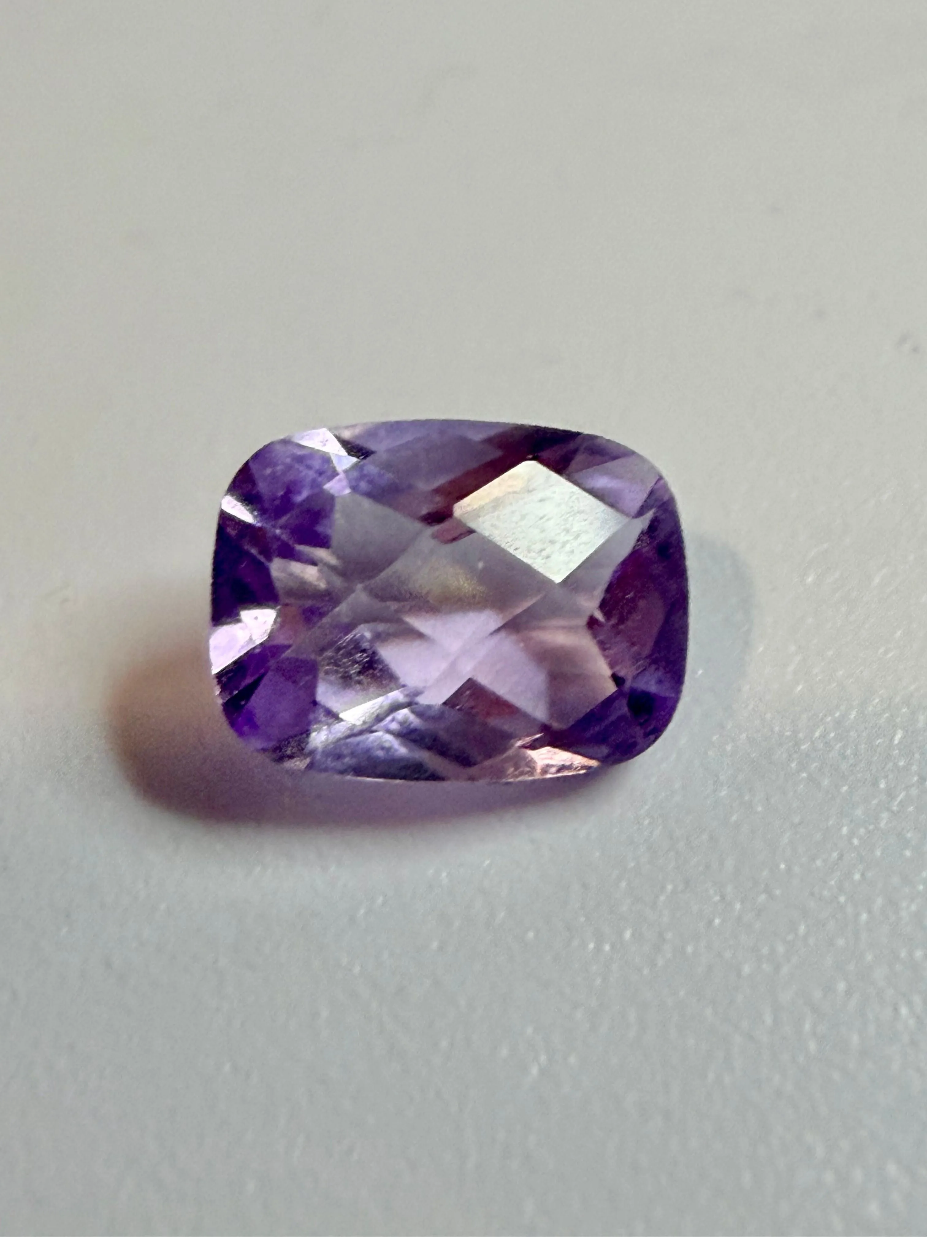 Amethyst Cushion Checkerboard Cut 8MM×6MM