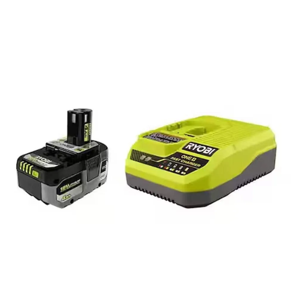 RYOBI ONE+ 18V HIGH PERFORMANCE Starter Kit with 4.0 Ah Battery and Charger
