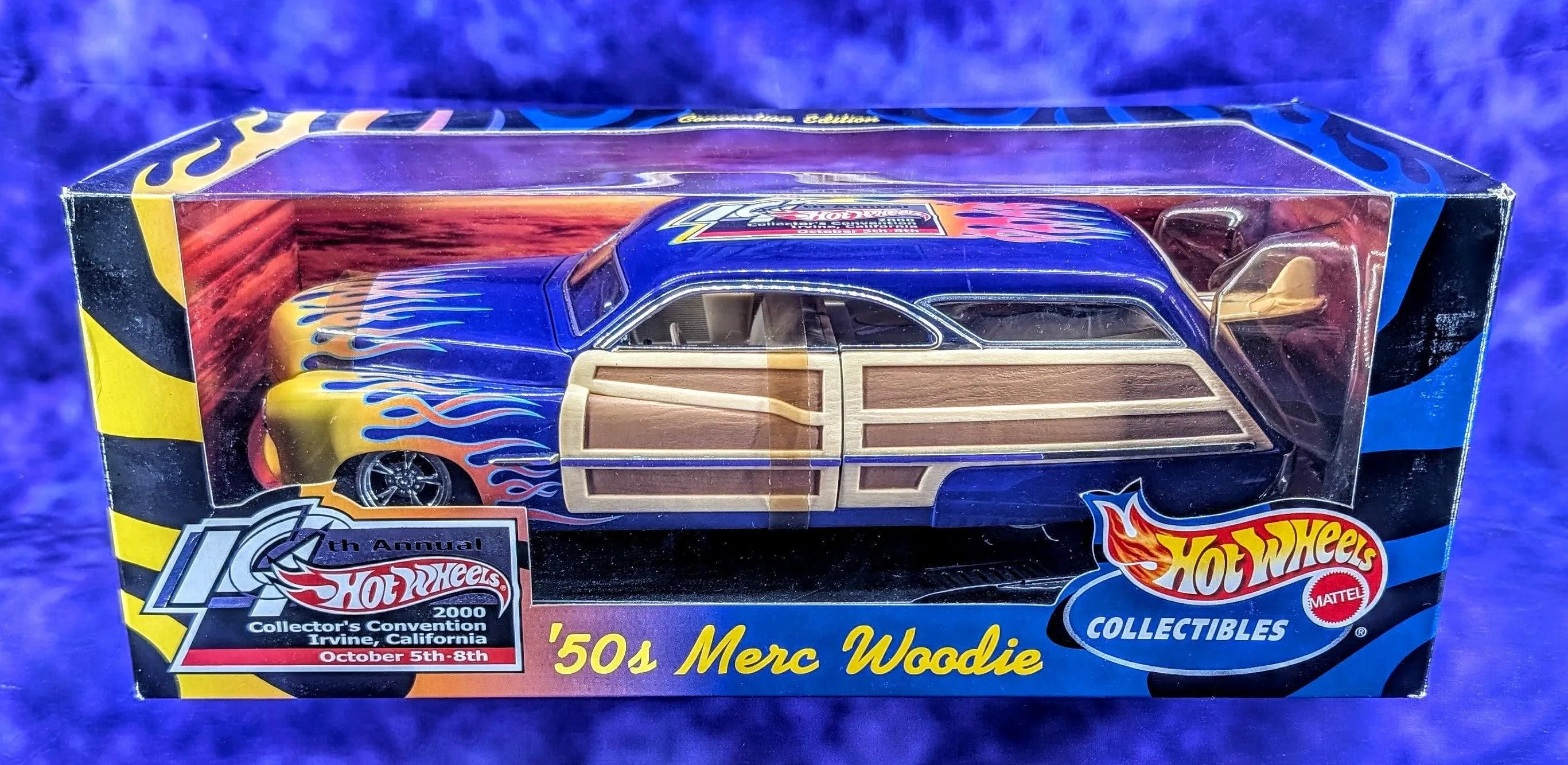 Hot Wheels '50s Merc Woodie (Purple) - 14th Annual Collector's Convention - 1:18 Scale