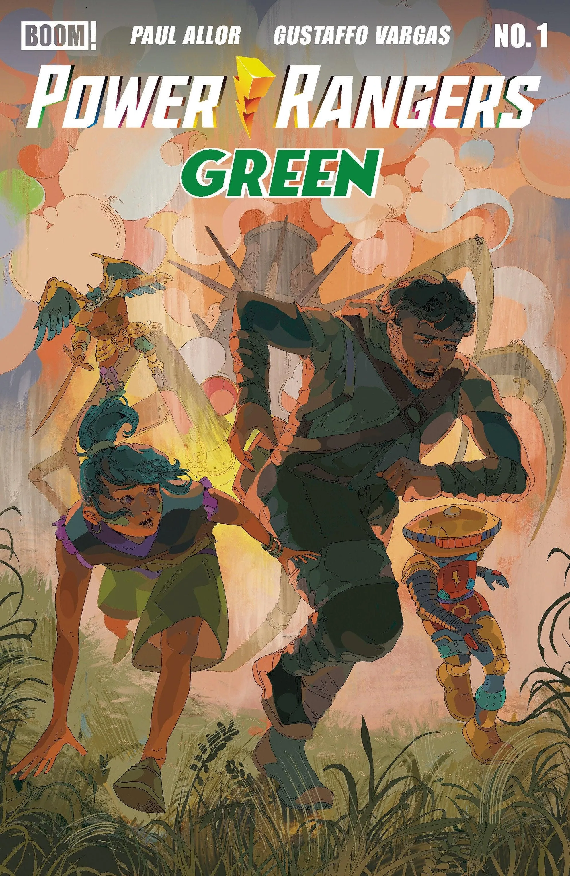 Power Rangers Green #1 M FOC Reveal Variant (Dressed, Lee)