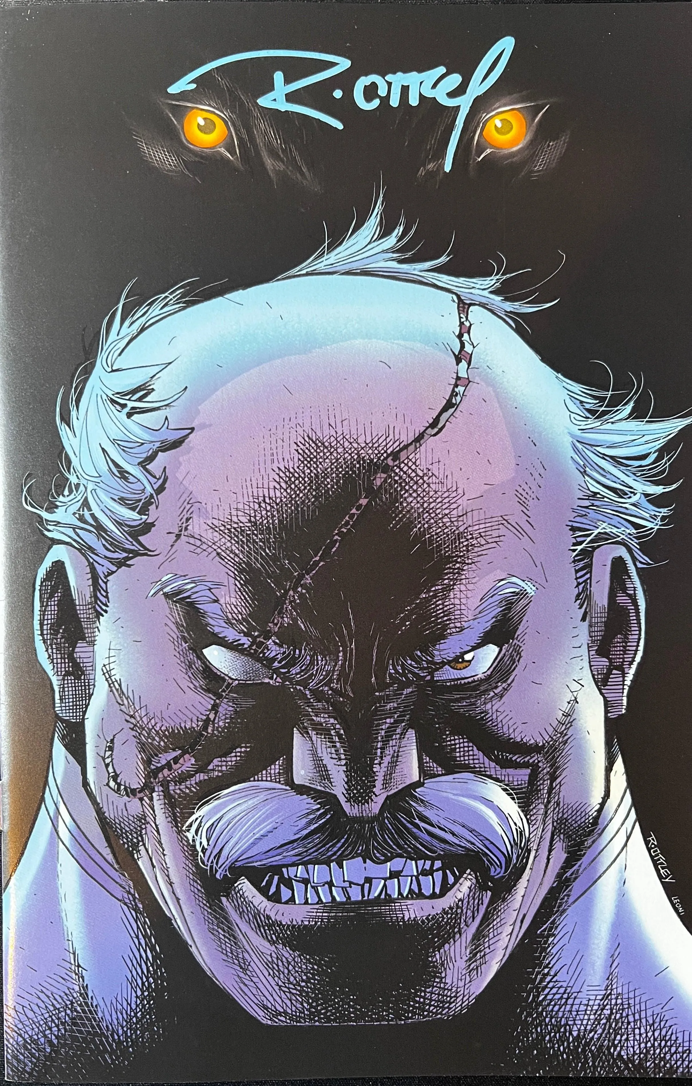 Battle Beast #9 Conquest Glow in the Dark Cover Signed by Ryan Ottley