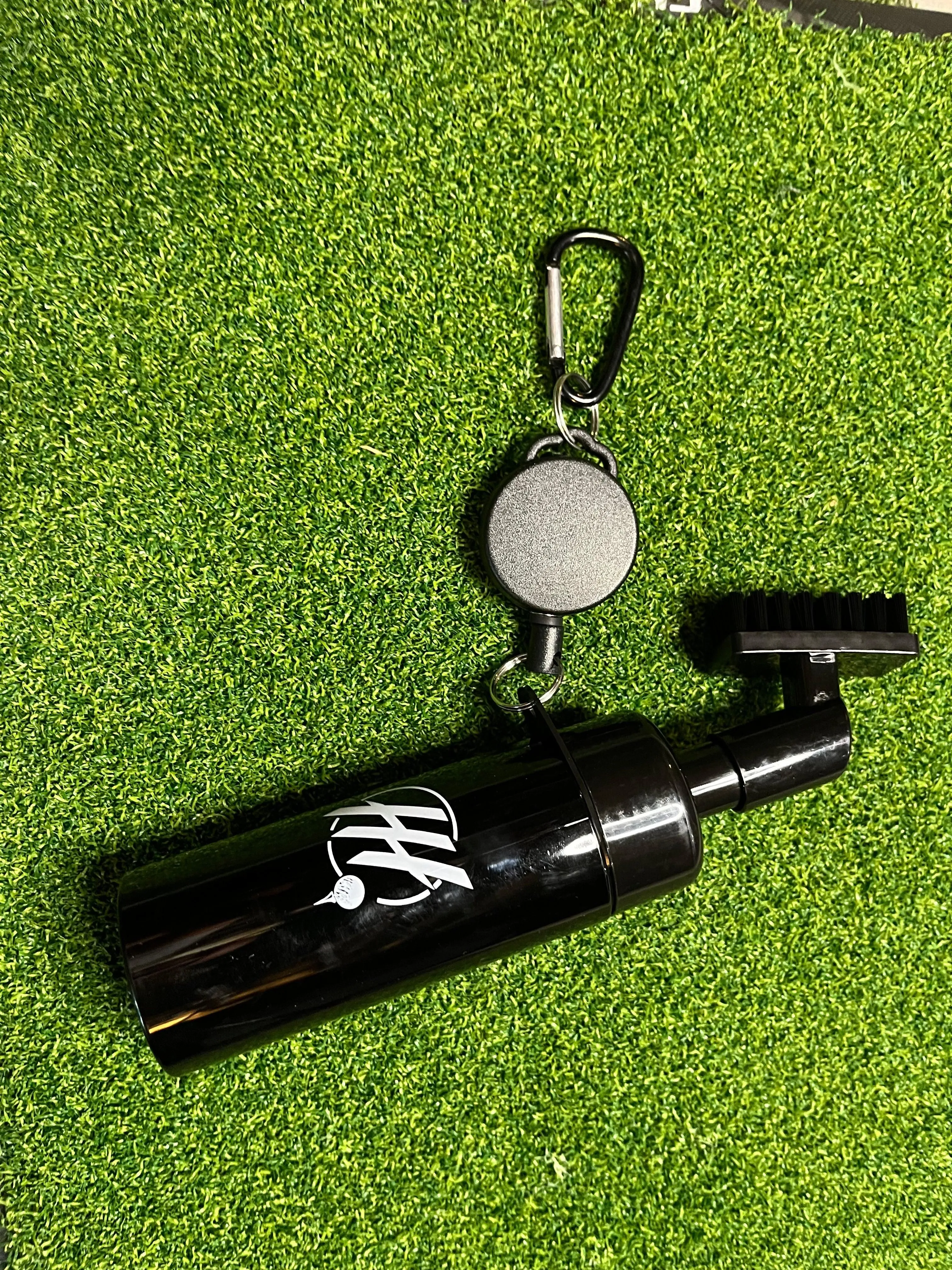 Hometown Hackers Golf Club Cleaning Brush with Spray Bottle