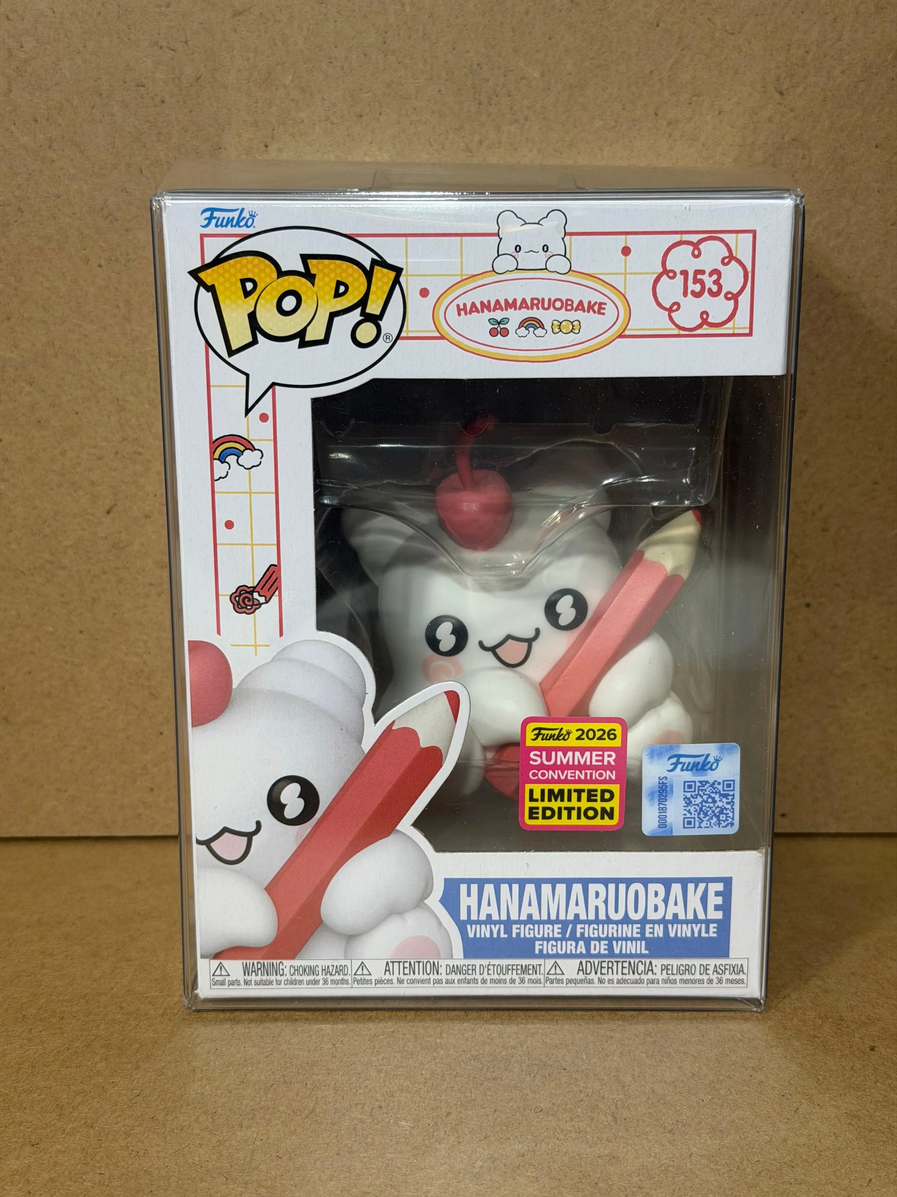 Funko Pop! Sanrio Hanamaruobake #153 Exclusive 2026 SDCC Free Protector