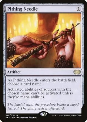 Pithing Needle - Double Masters 2022 - Near Mint Foil