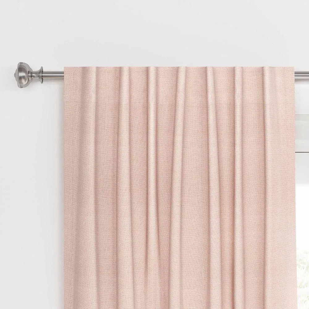 New without box - Size: 50"W x 95"L - 50"x95" Blackout Aruba Window Curtain Panel Blush - Threshold: Recycled