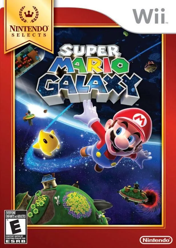 Super Mario Galaxy Game (Nintendo Wii, 2007) Disc Good Tested