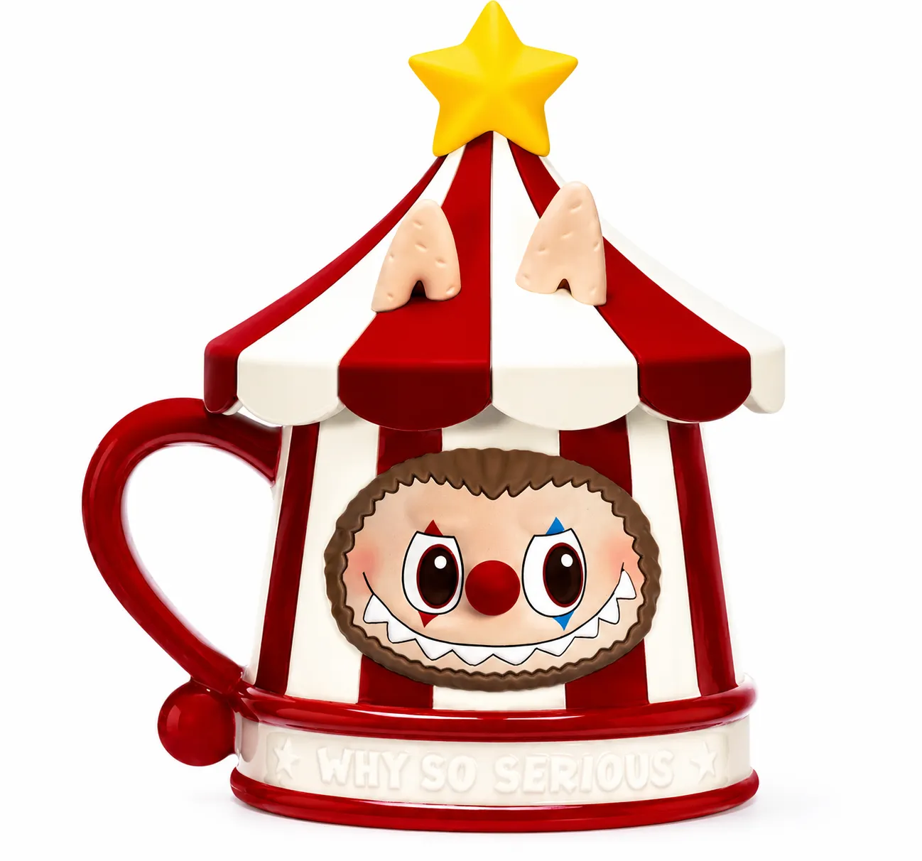 Pop Mart Why So Serious Ceramic Labubu Mug