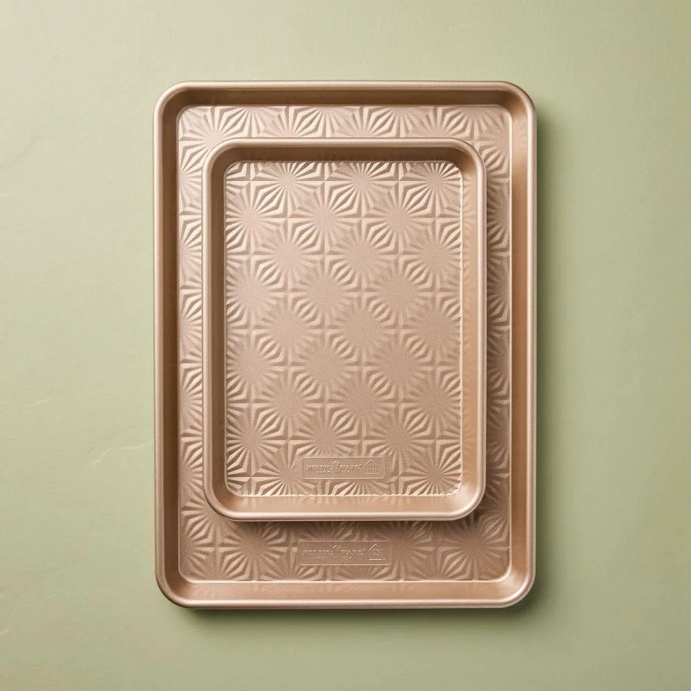 New without box - Set of 2 Nordic Ware Nonstick Cookie Sheet Bronze - Hearth &