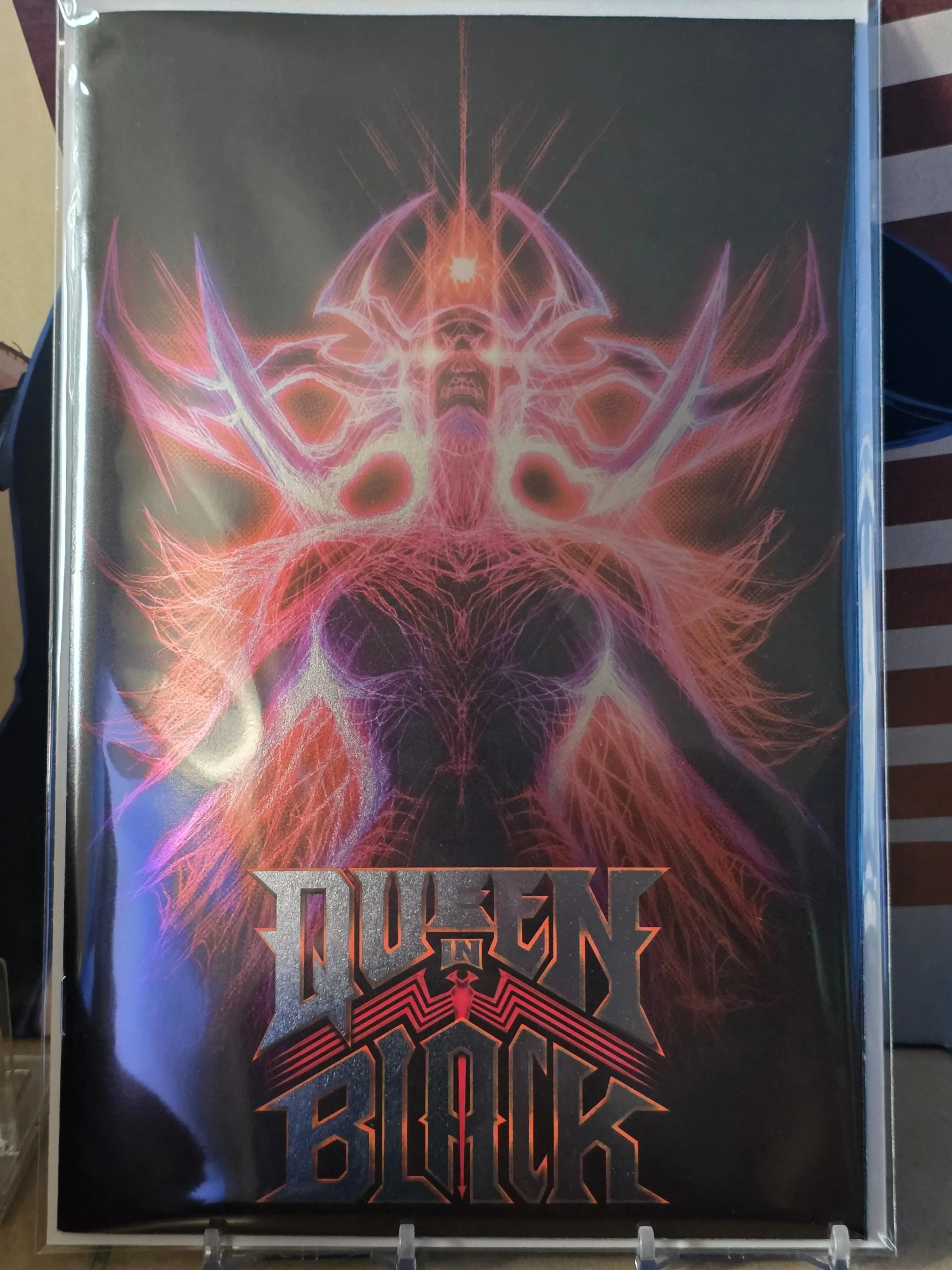 Queen in Black 1 Cover 1V Patrick Gleason Blind Bag Foil Variant Al Ewing Marvel Key