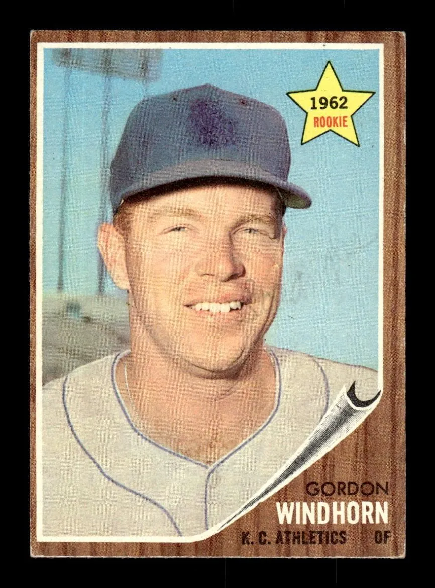 1962 Topps #254 Gordon Windhorn Kansas City Athletics F/G CS26014884
