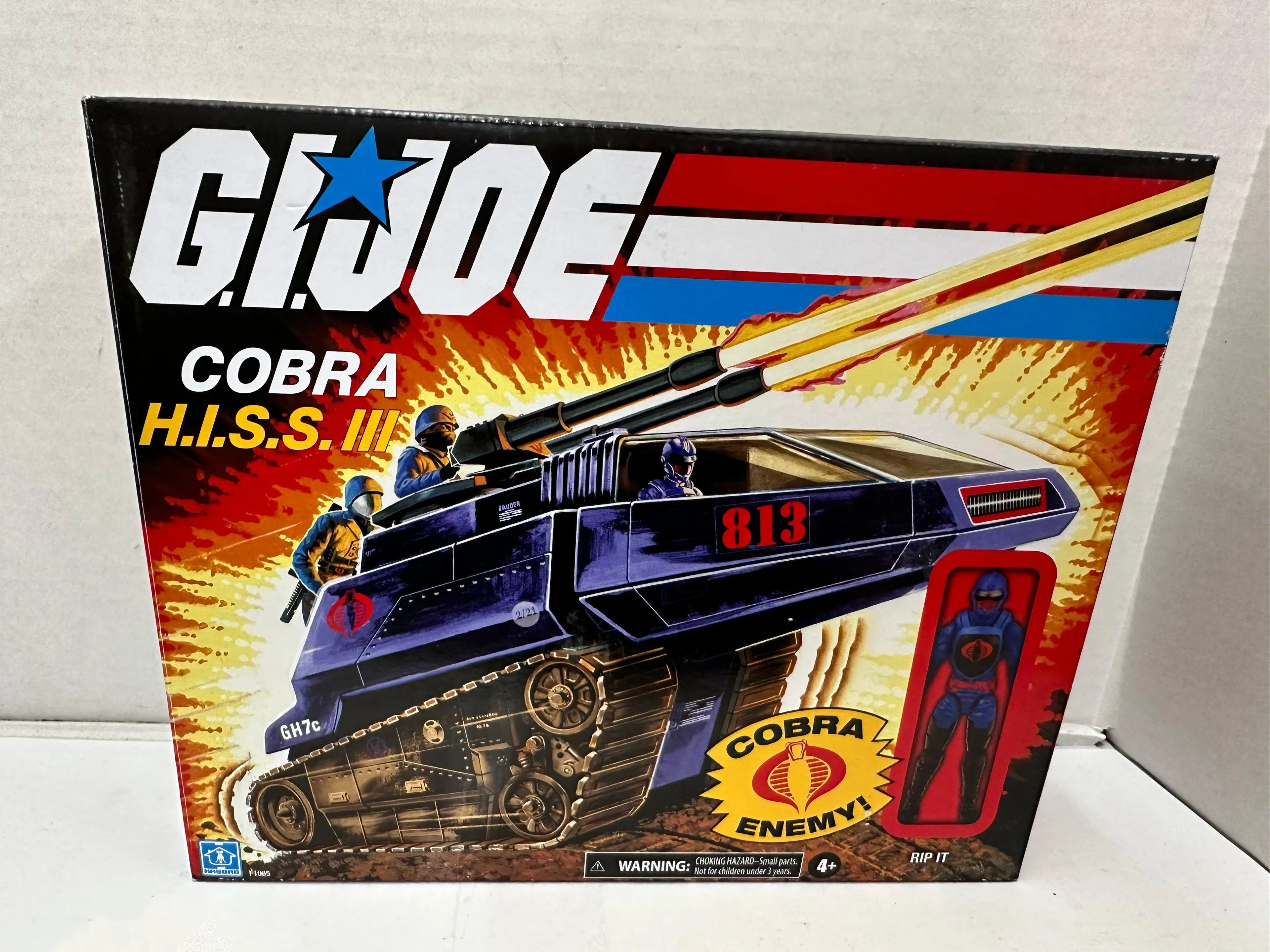 GI Joe Retro Collection Cobra HISS III Tank SEALED Rip It Hasbro
