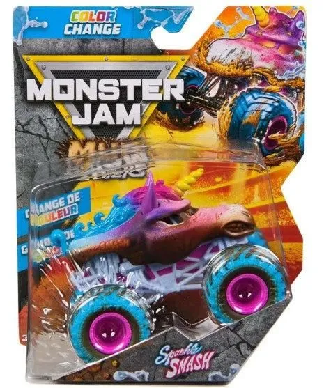 Monster Jam Color Change Mud Blasters Series 2 Sparkle Smash