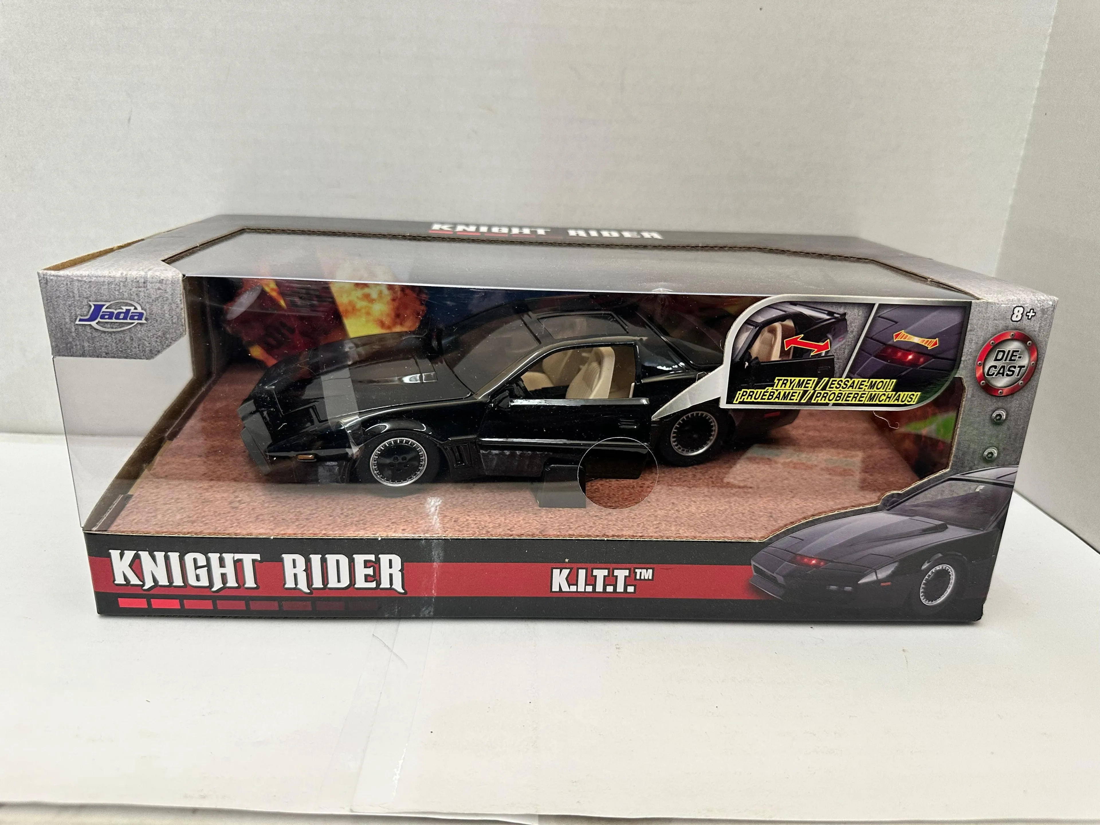 Jada Metals HOLLYWOOD RIDES Knight Rider KITT Die Cast 1:24 Scale NEW