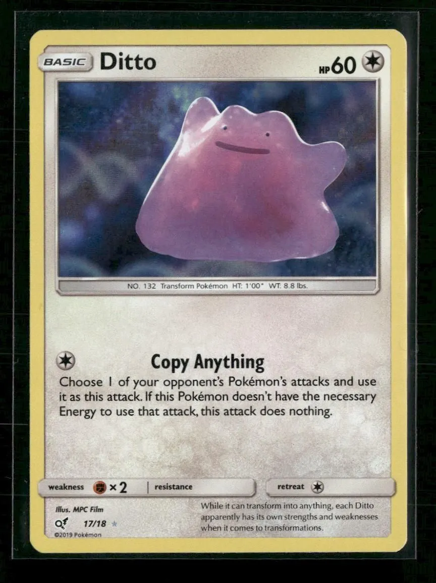 Detective Pikachu Ditto #17/18