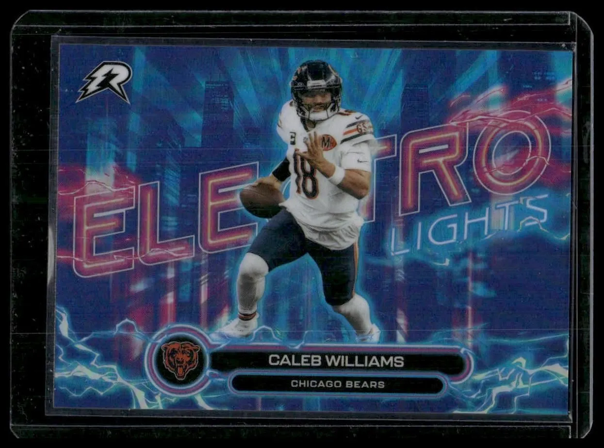 2025 Topps Resurgence #EL-10 Caleb Williams Electro Lights
