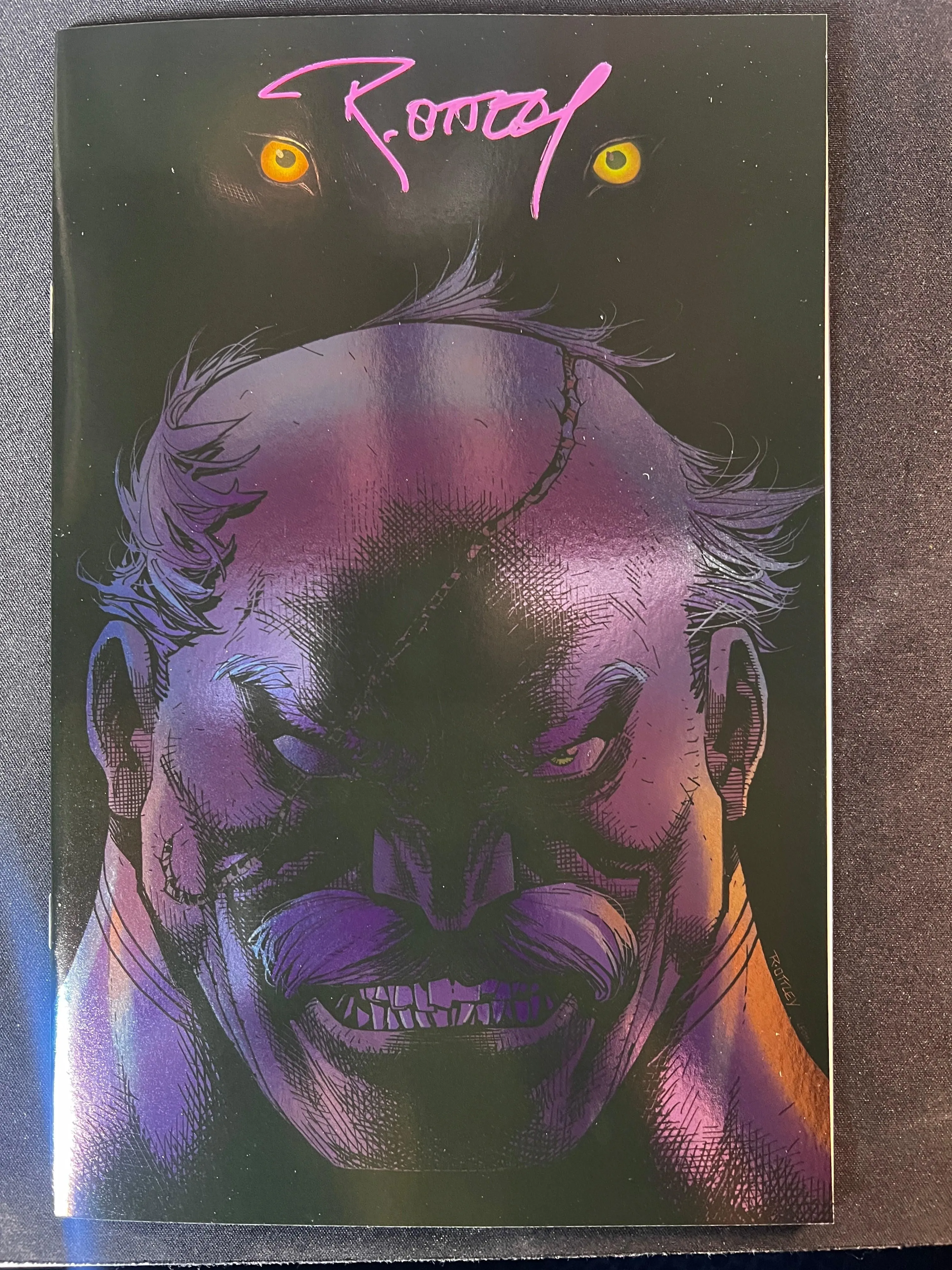 Battle Beast #9 SDCC foil cover Signed by Ryan Ottley