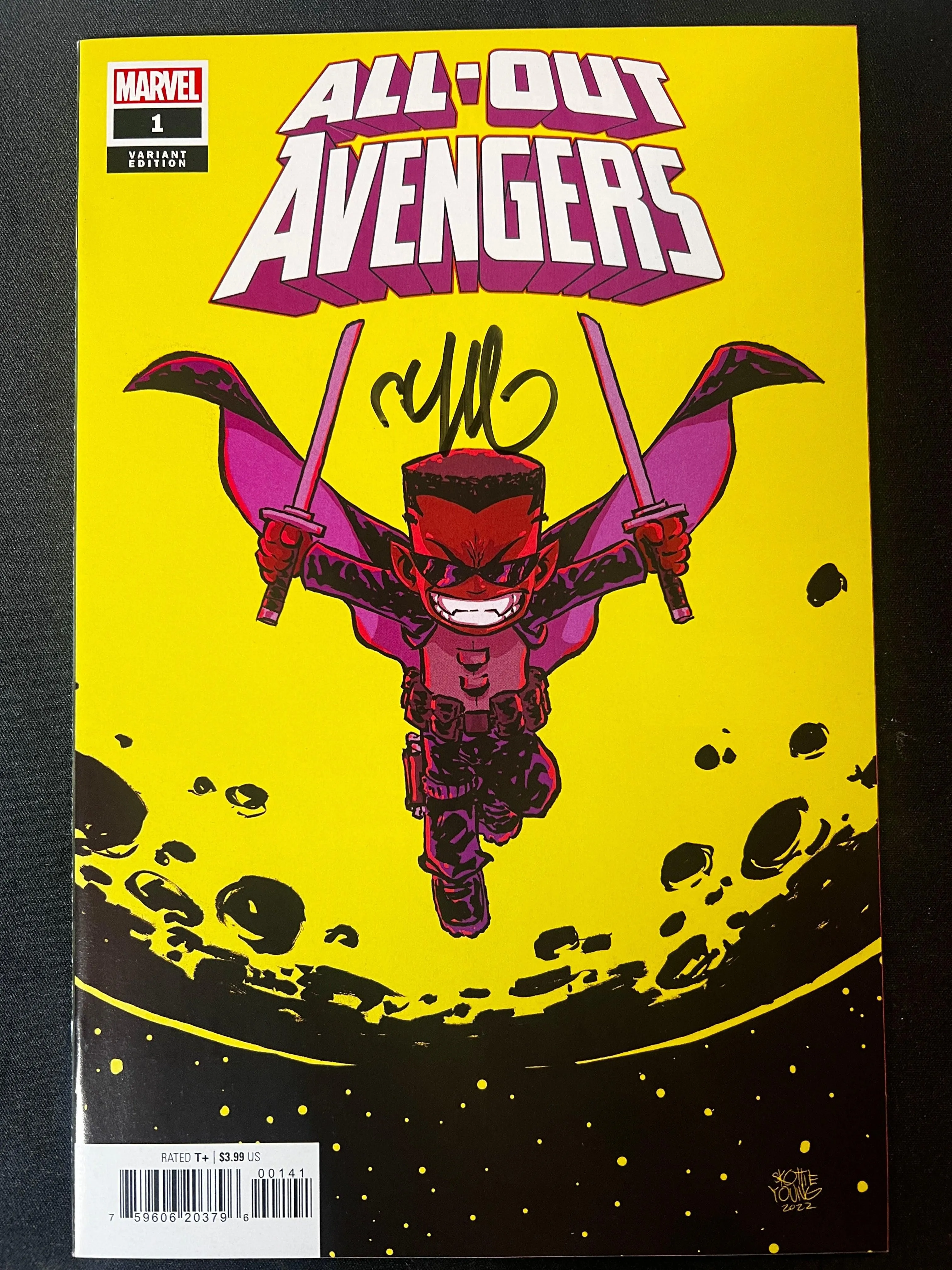 All Out Avengers #1 Signed by Scottie Young