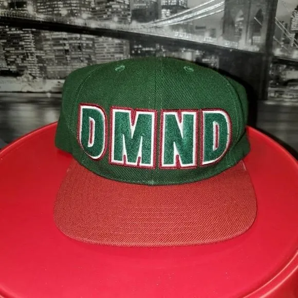 Product image for Diamond Supply Co. Snapback Hat green Red DMND Logo Hat