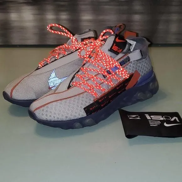 Product image for Nike Sportswear React ISPA CT2692-400 Ghost Aqua Total Crimson Black Size 8.5 M