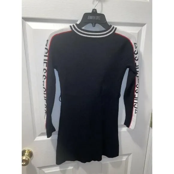 Product image for Vintage Guess Sweater Dress Black Red size 10