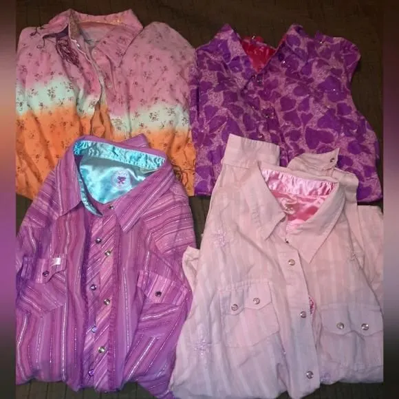 Product image for Lot of four Twenty X Western rodeo Shirts size extra large