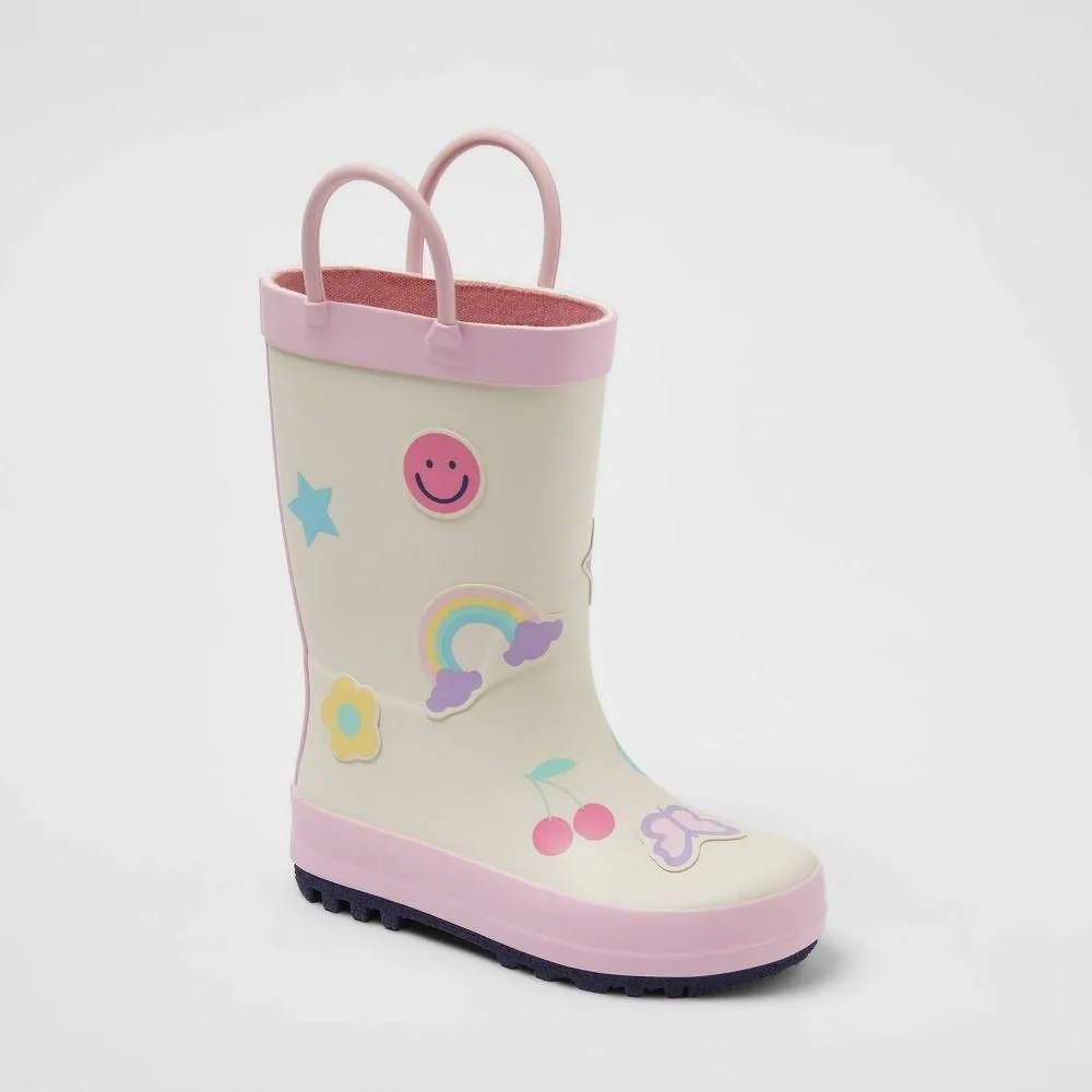 New without Tags - Toddler Lennon Rain Boots - Cat & Jack Pink 7T