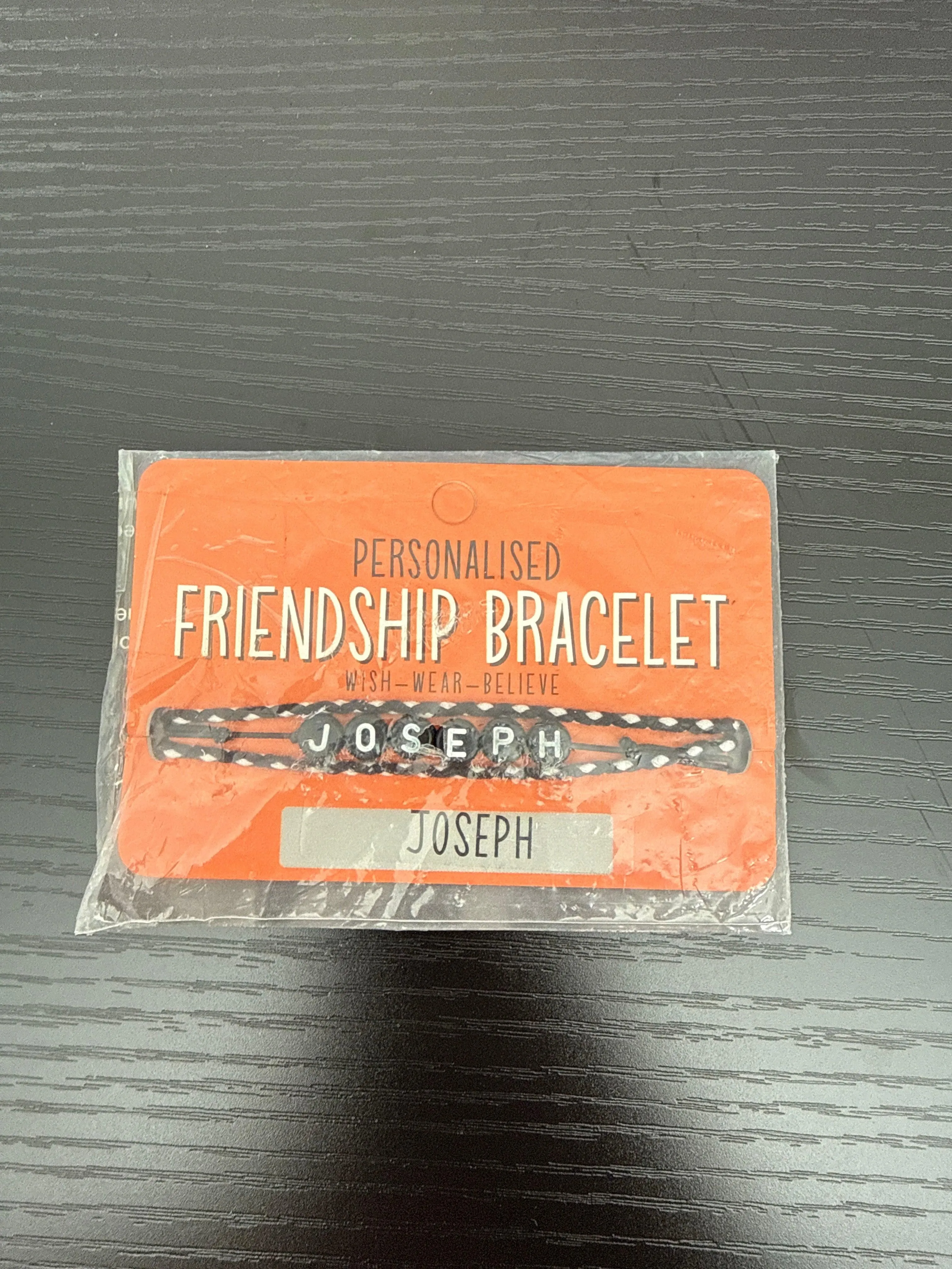Personalised Friendship Bracelet - Joseph