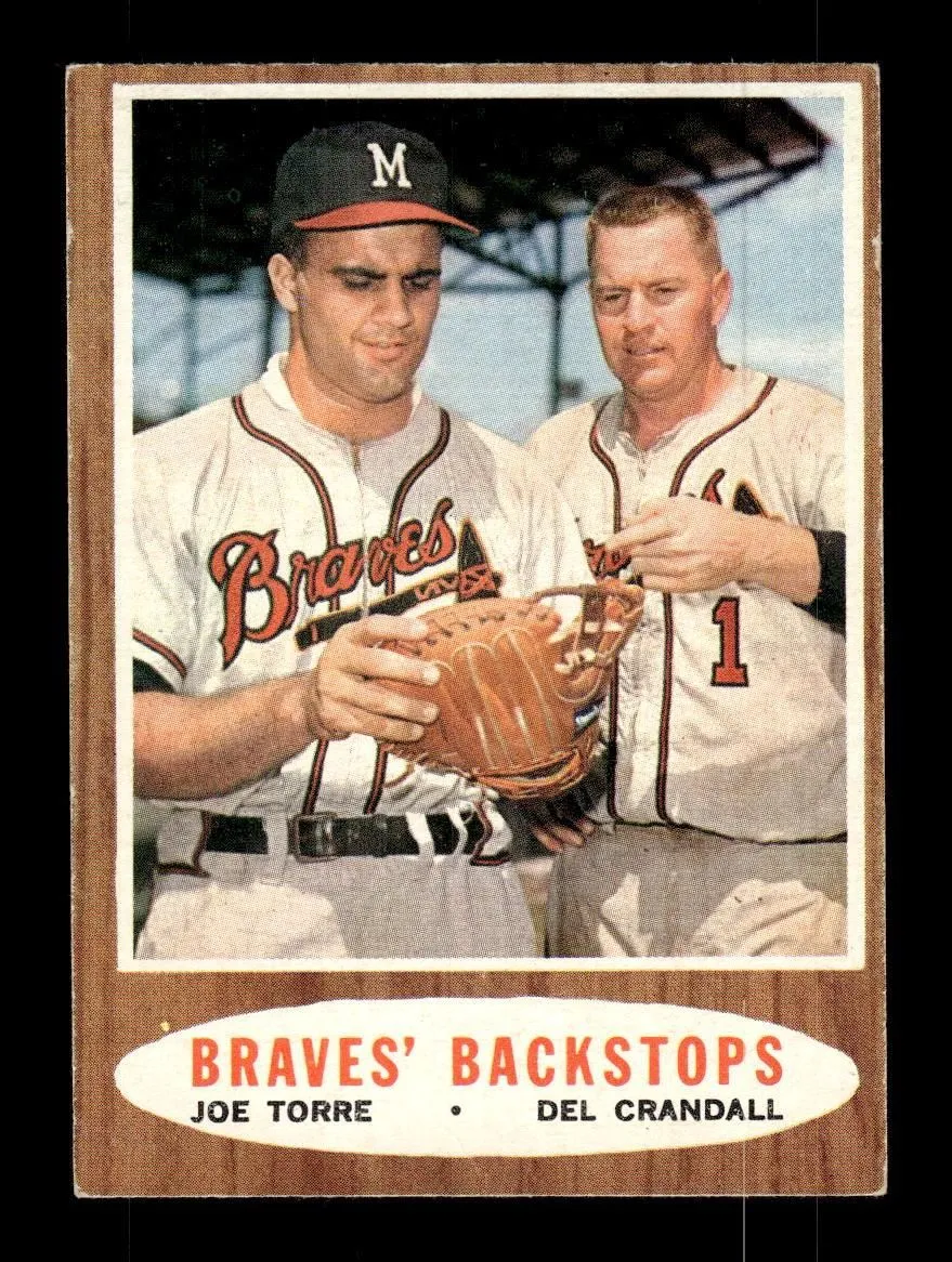 1962 Topps #351 Braves' Backstops Milwaukee Braves EX CS26014965