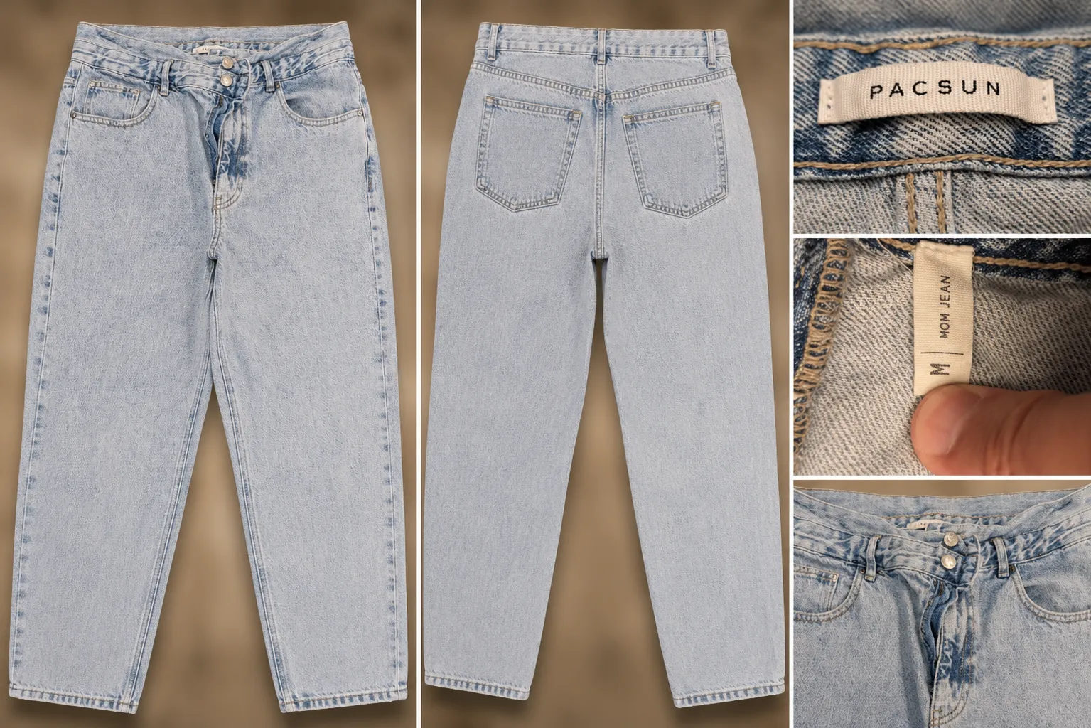 PacSun Mom Jeans – Light Wash – Size Medium